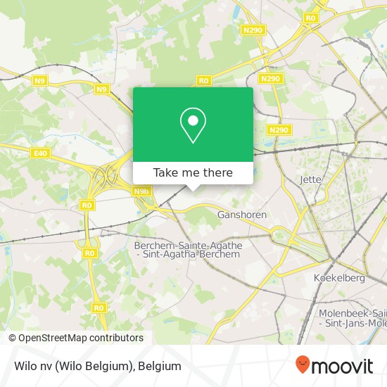 Wilo nv (Wilo Belgium) map