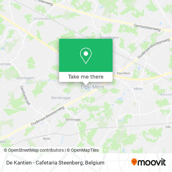 De Kantien - Cafetaria Steenberg plan