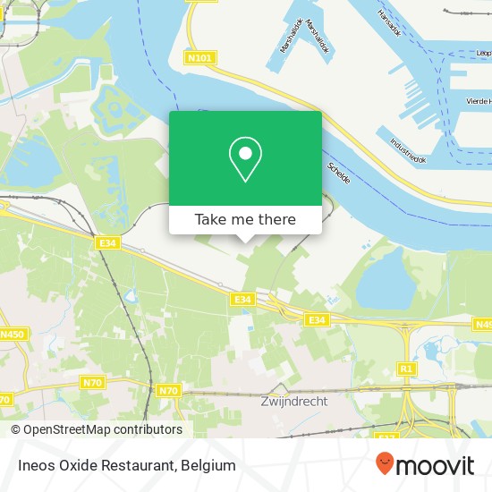 Ineos Oxide Restaurant map