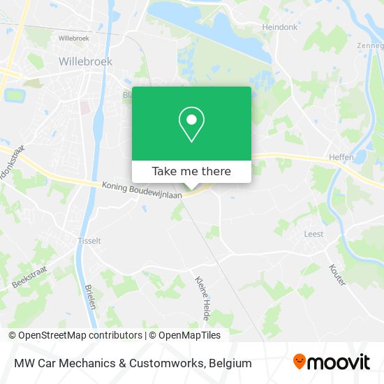 MW Car Mechanics & Customworks map