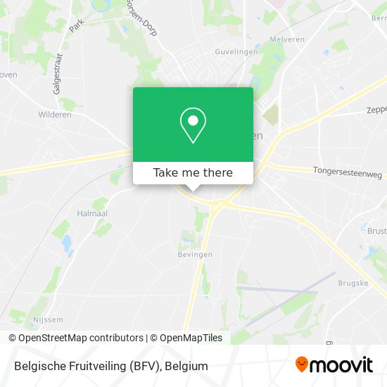 Belgische Fruitveiling (BFV) map
