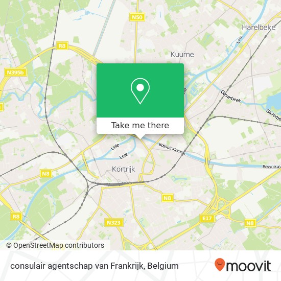 consulair agentschap van Frankrijk plan