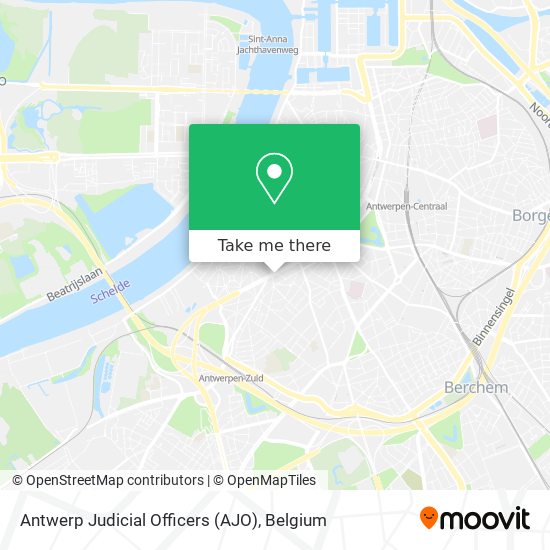Antwerp Judicial Officers (AJO) map