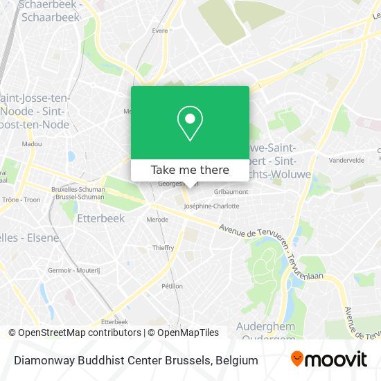 Diamonway Buddhist Center Brussels plan