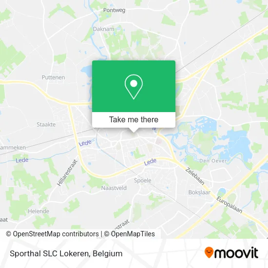 Sporthal SLC Lokeren map