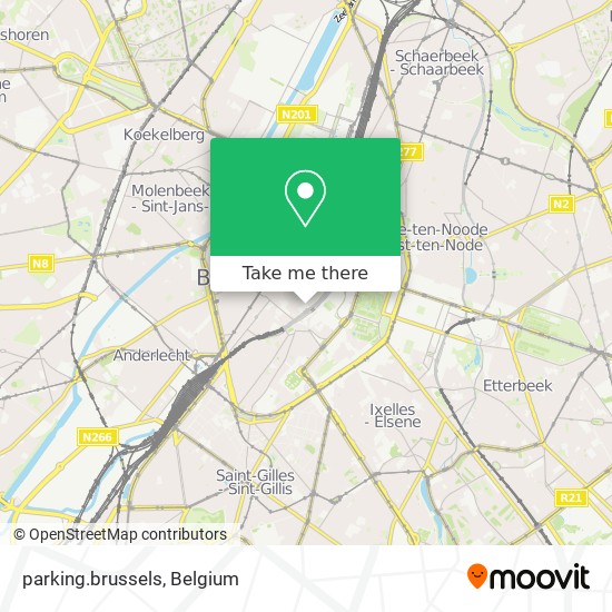parking.brussels map