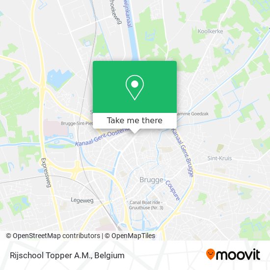 Rijschool Topper A.M. map