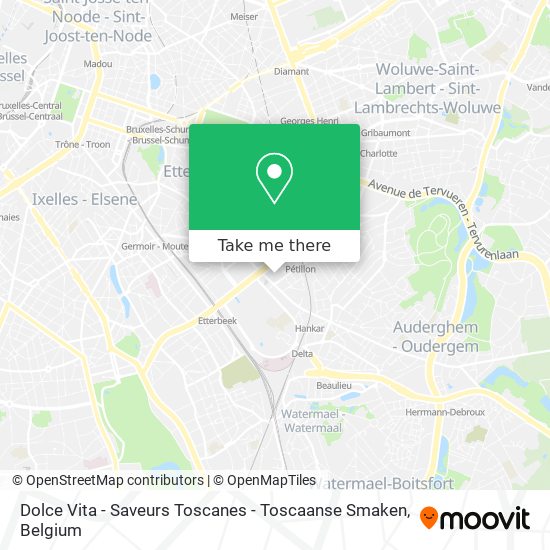 Dolce Vita - Saveurs Toscanes - Toscaanse Smaken map