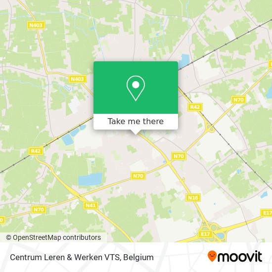 Centrum Leren & Werken VTS map