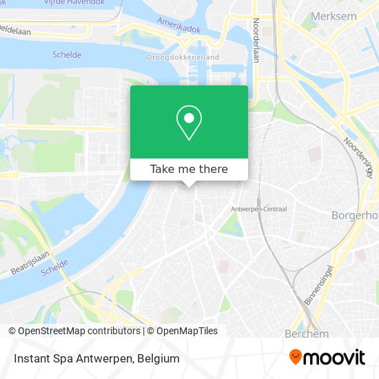 Instant Spa Antwerpen map