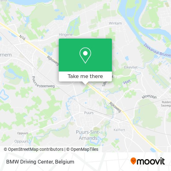 BMW Driving Center map