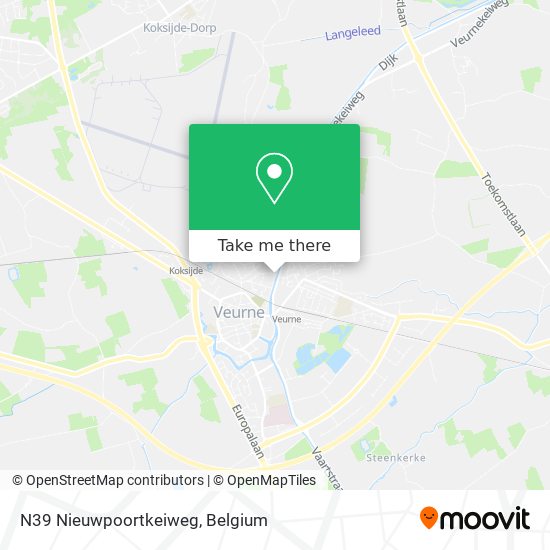 N39 Nieuwpoortkeiweg plan