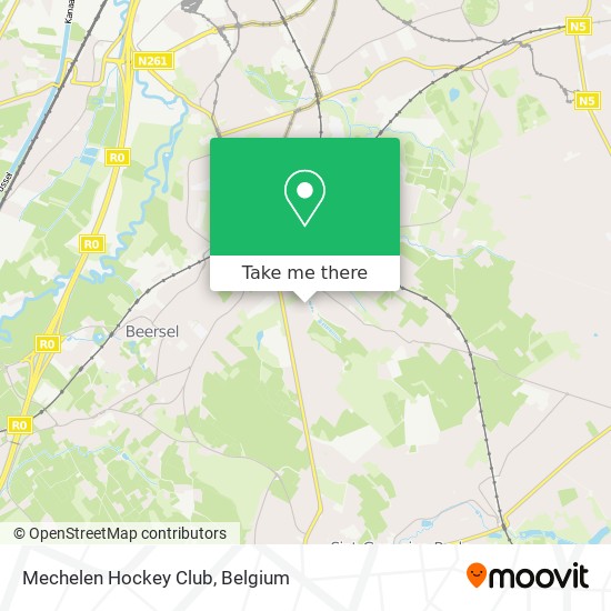 Mechelen Hockey Club map