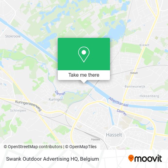 Swank Outdoor Advertising HQ map