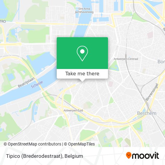 Tipico (Brederodestraat) map