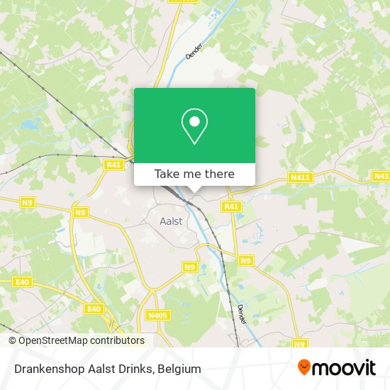 Drankenshop Aalst Drinks map