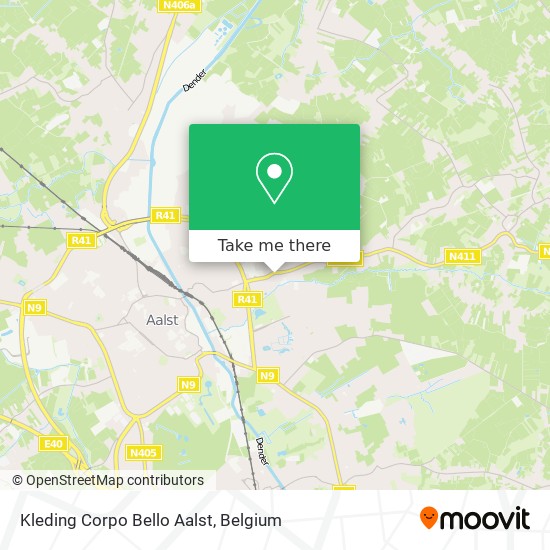 Kleding Corpo Bello Aalst map