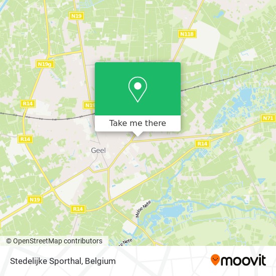 Stedelijke Sporthal map