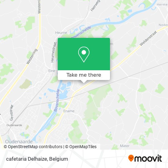 cafetaria Delhaize plan