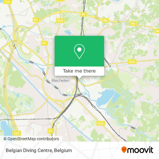 Belgian Diving Centre map