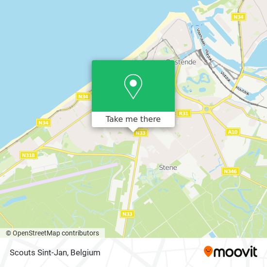 Scouts Sint-Jan map