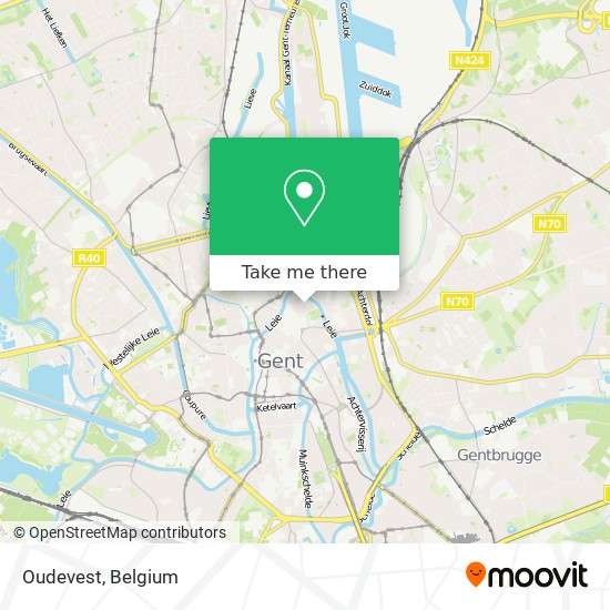 Oudevest map