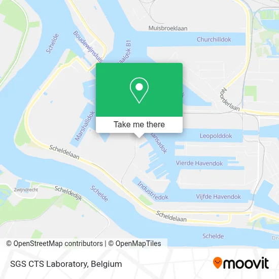 SGS CTS Laboratory map