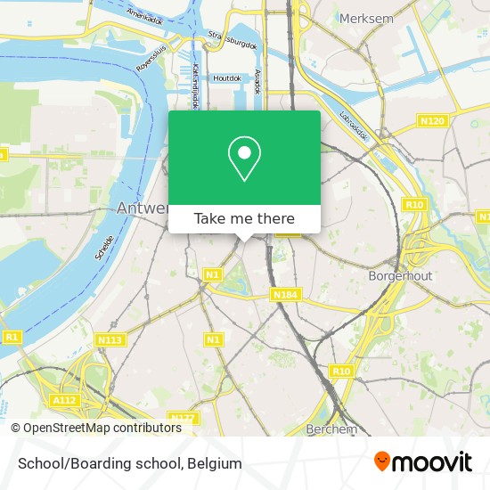 School/Boarding school map
