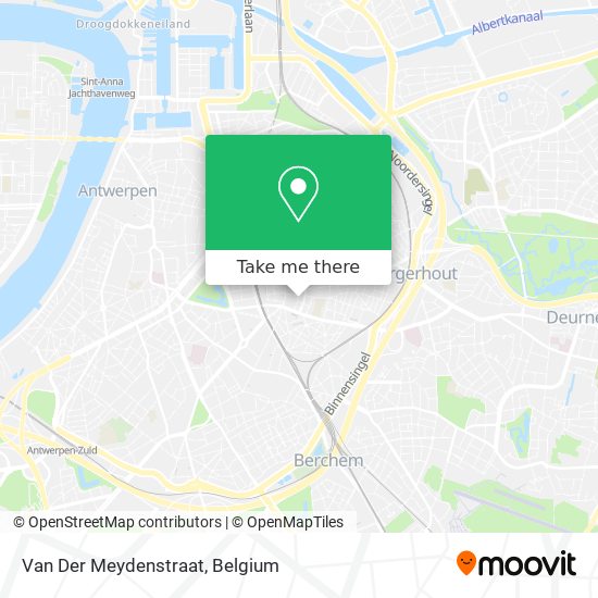 Van Der Meydenstraat map
