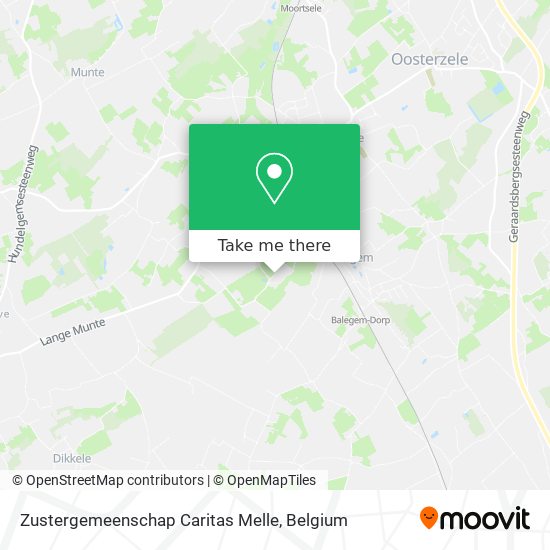 Zustergemeenschap Caritas Melle plan