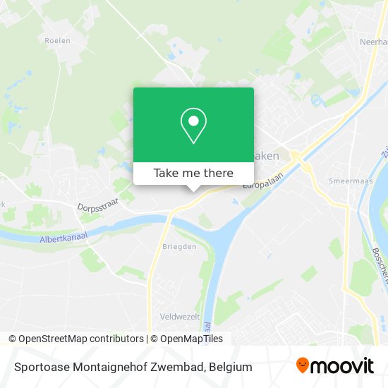 Sportoase Montaignehof Zwembad plan