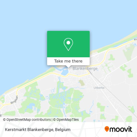 Kerstmarkt Blankenberge map