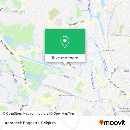 Apotheek Bogaerts map