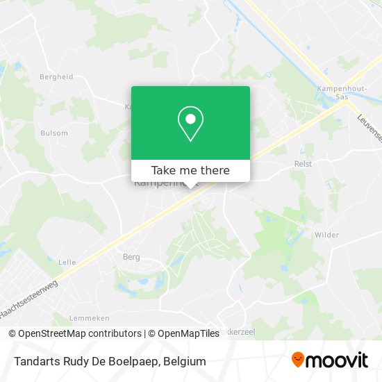 Tandarts Rudy De Boelpaep map