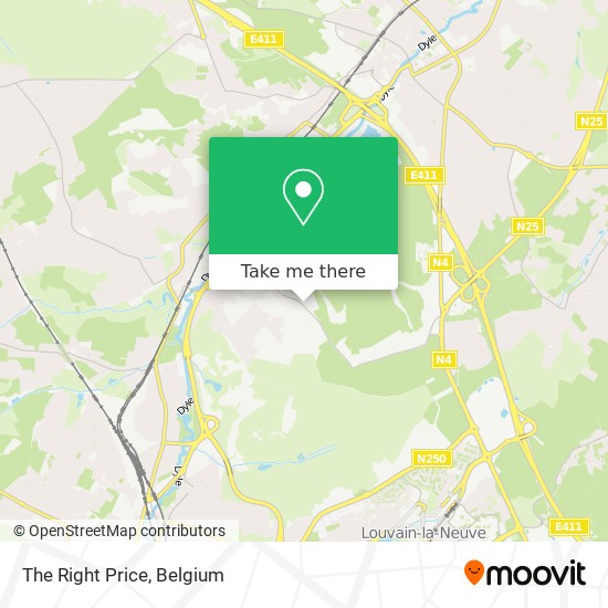 The Right Price map