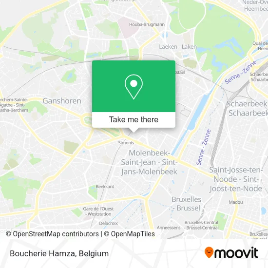 Boucherie Hamza map
