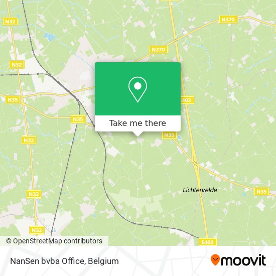 NanSen bvba Office map