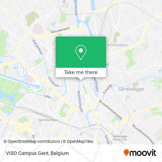 VISO Campus Gent map