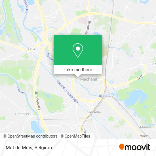 Mut de Muis map