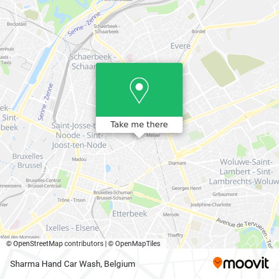 Sharma Hand Car Wash map