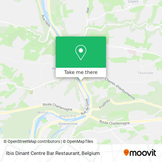 Ibis Dinant Centre Bar Restaurant map
