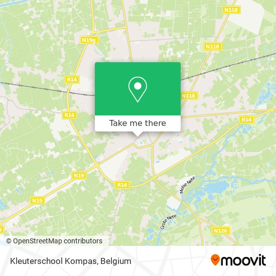 Kleuterschool Kompas map