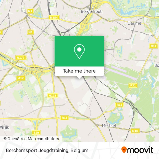 Berchemsport Jeugdtraining map