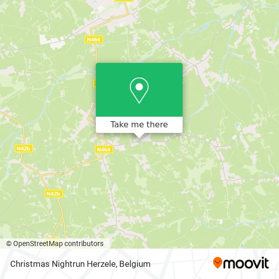 Christmas Nightrun Herzele map