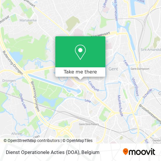 Dienst Operationele Acties (DOA) map