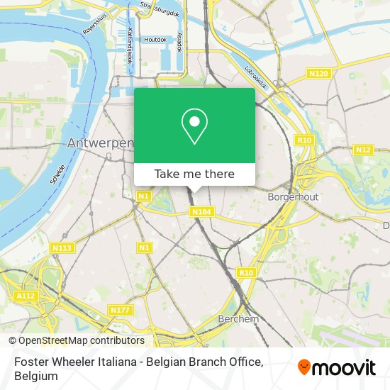 Foster Wheeler Italiana - Belgian Branch Office map