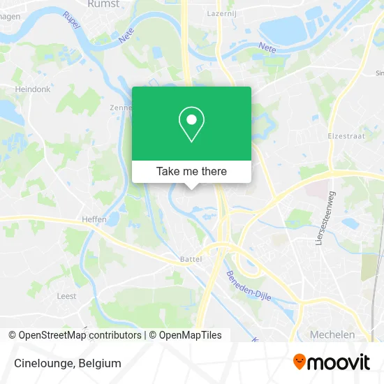 Cinelounge map