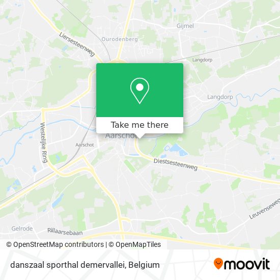 danszaal sporthal demervallei map