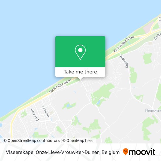 Visserskapel Onze-Lieve-Vrouw-ter-Duinen plan