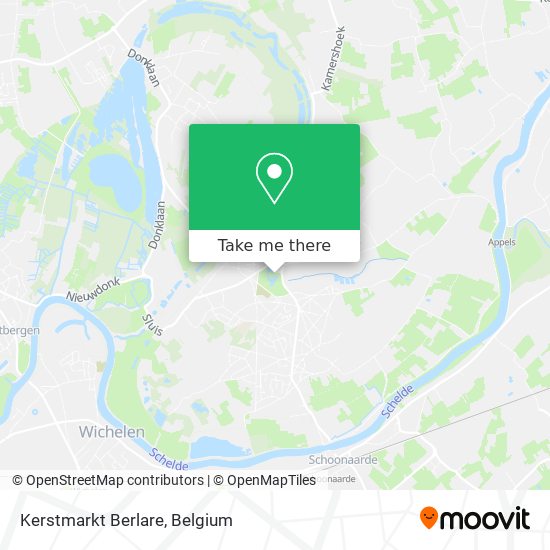 Kerstmarkt Berlare plan